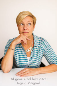 Ingela frågar och funderar - AI genererad 2025